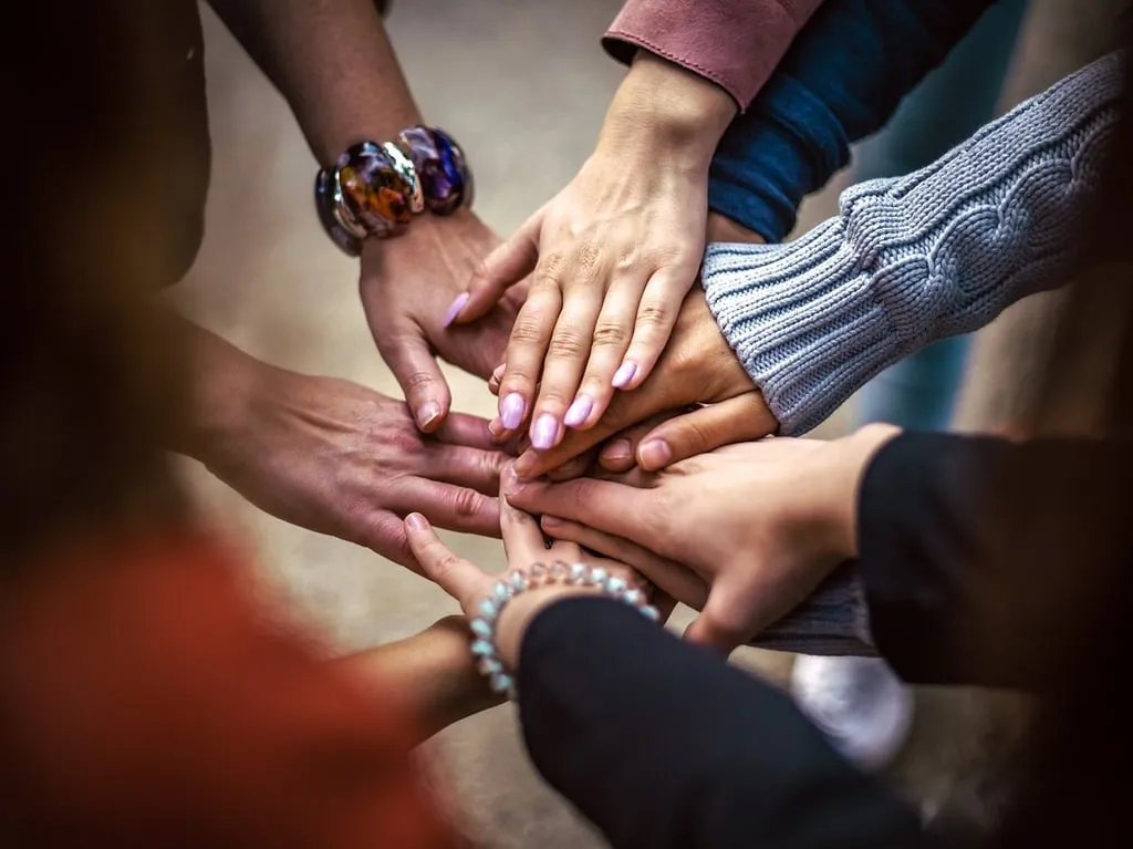 Workshop-Gruppe im Kreis